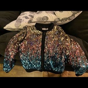 H&M Girls Sequin Jacket